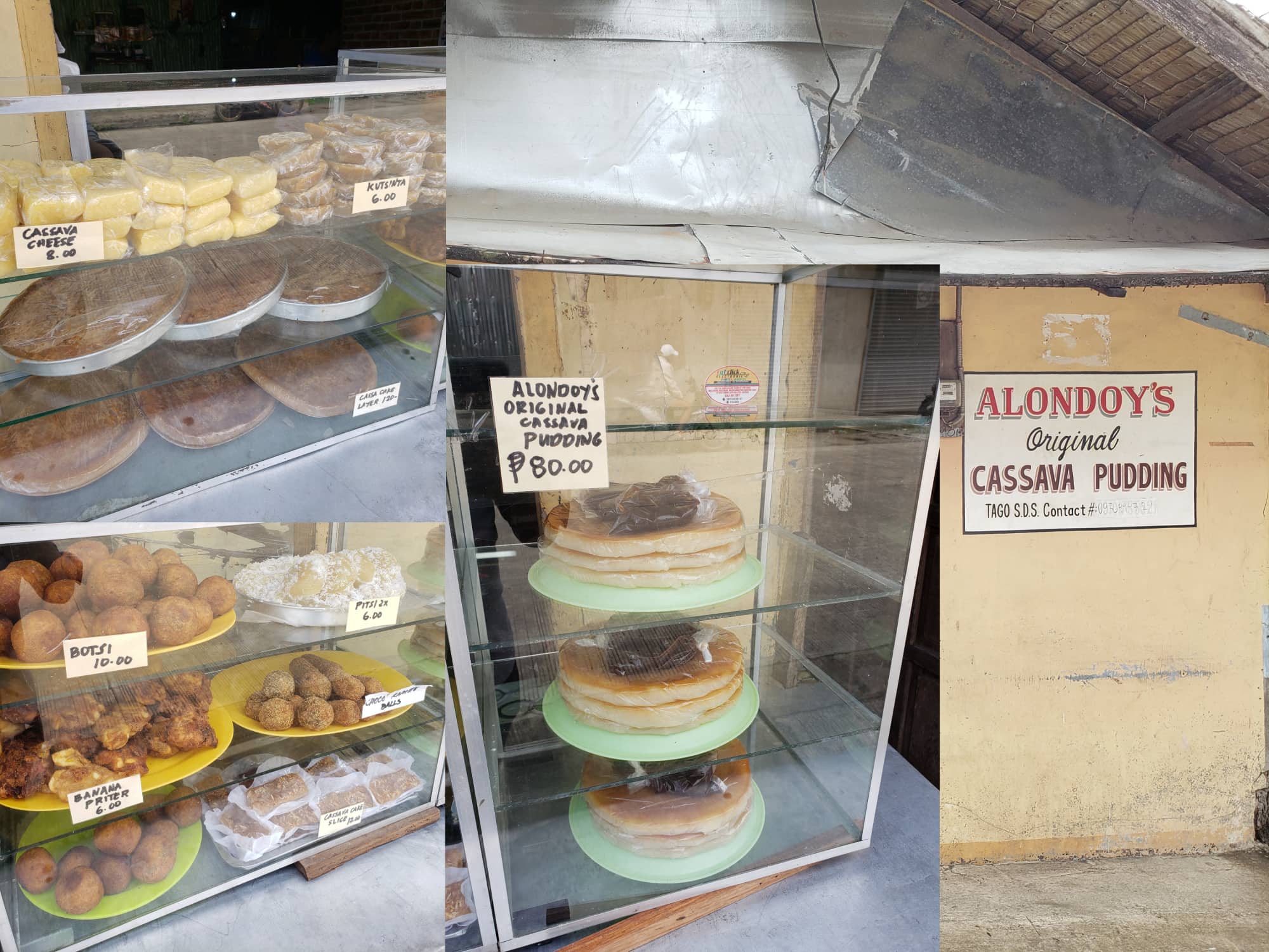 <b class="font-bara"><i class="bi bi-geo-fill h4"></i> ALONDOY'S ORIGINAL CASSAVA PUDDING</b> <br/>Located at Brgy. Purisima